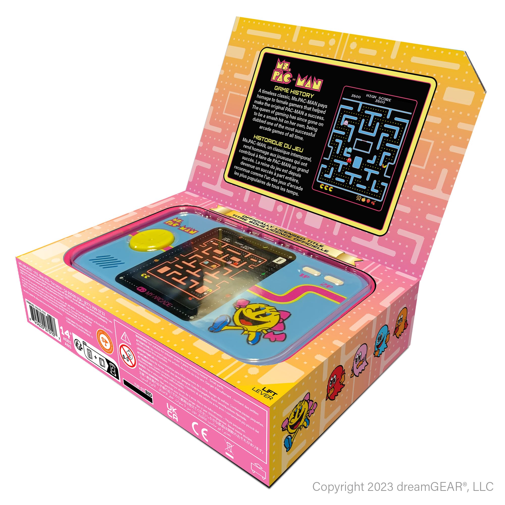 My Arcade Pocket Player Pro Ms. Ms. Pac-Man My Arcade Pocket Player Pro Ms. Ms. Pac-Man